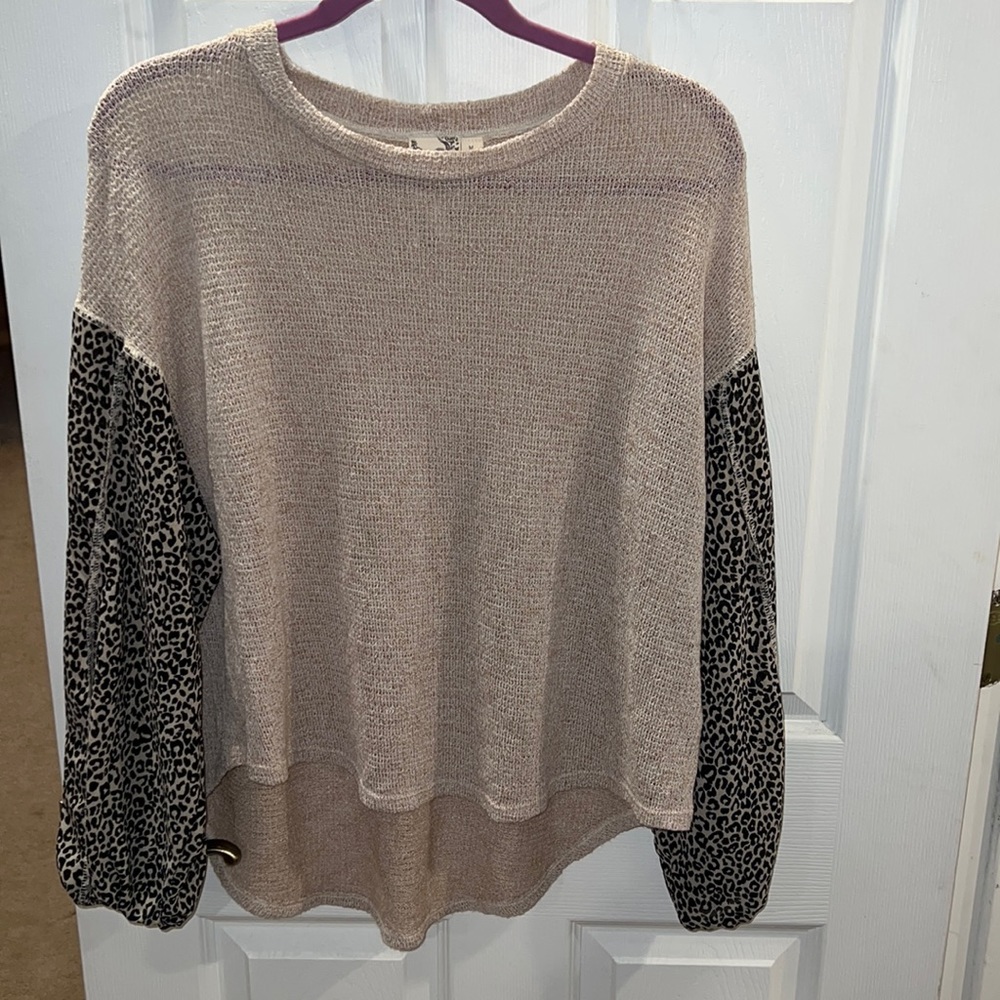 Cheetah sweater